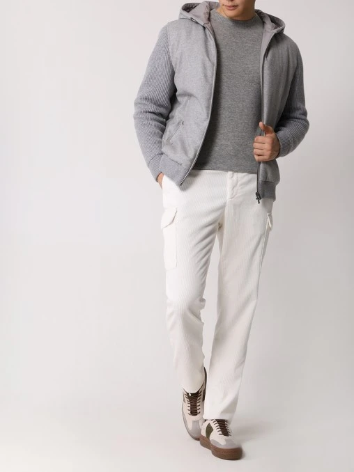 Бомбер из шелка и кашемира AGNONA