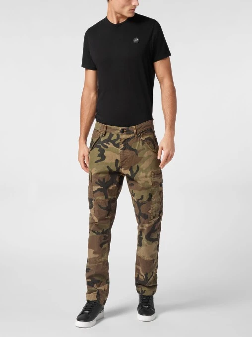 Брюки хлопковые PHILIPP PLEIN