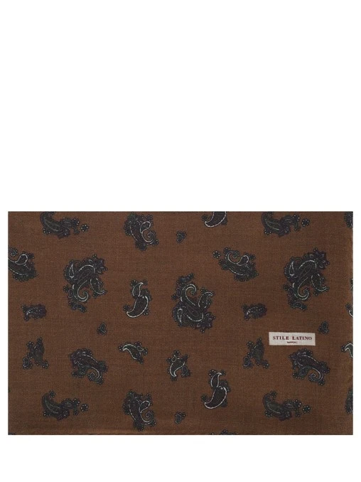 Шарф с принтом STILE LATINO