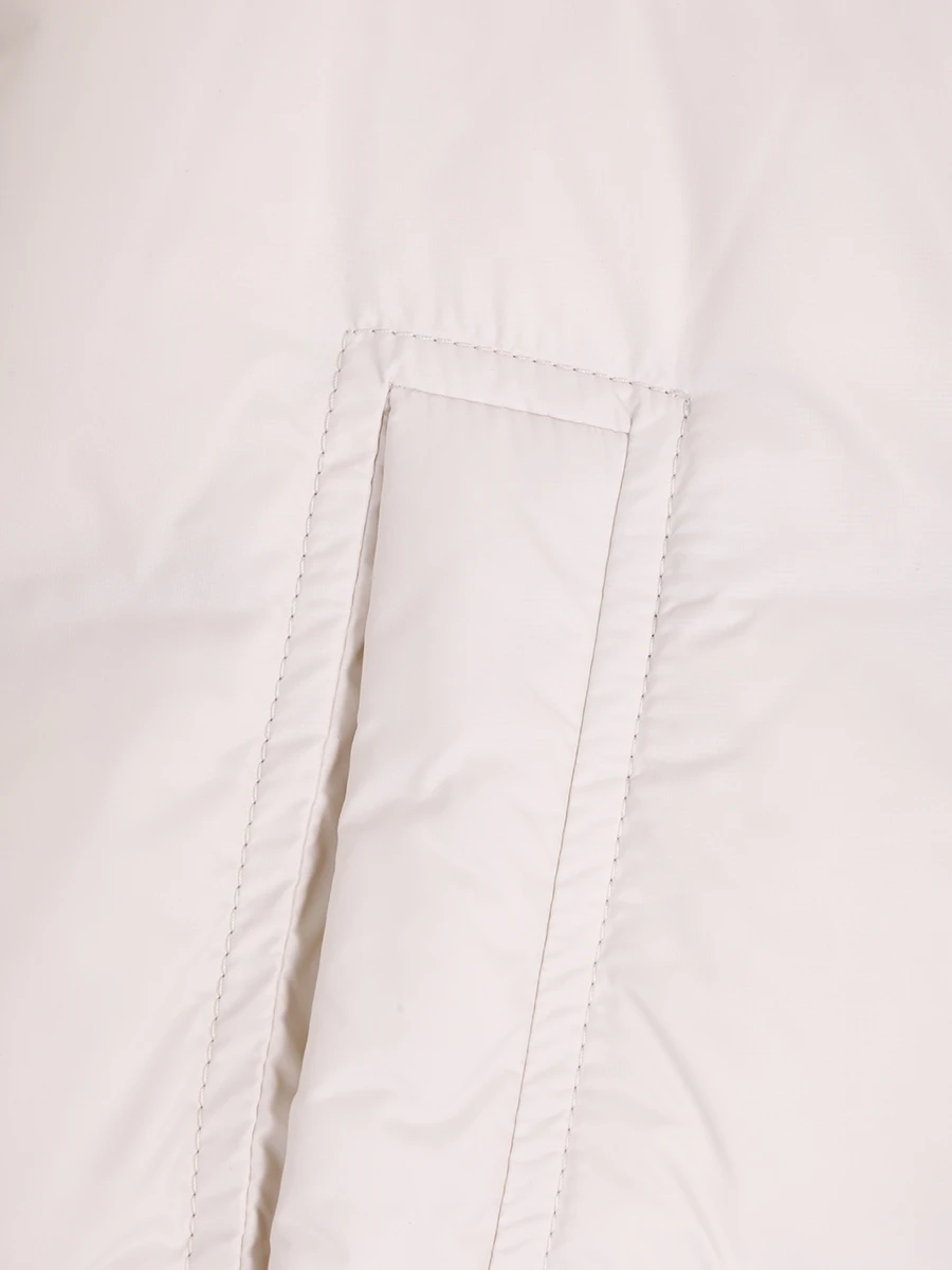 Пуховик однотонный