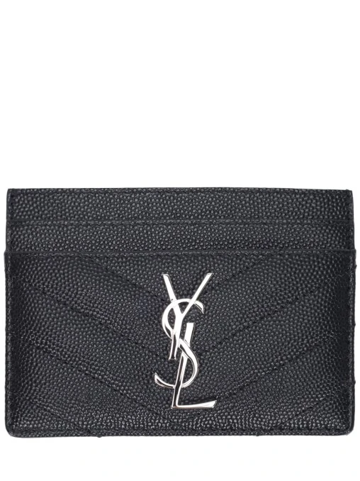 Кардхолдер кожаный SAINT LAURENT