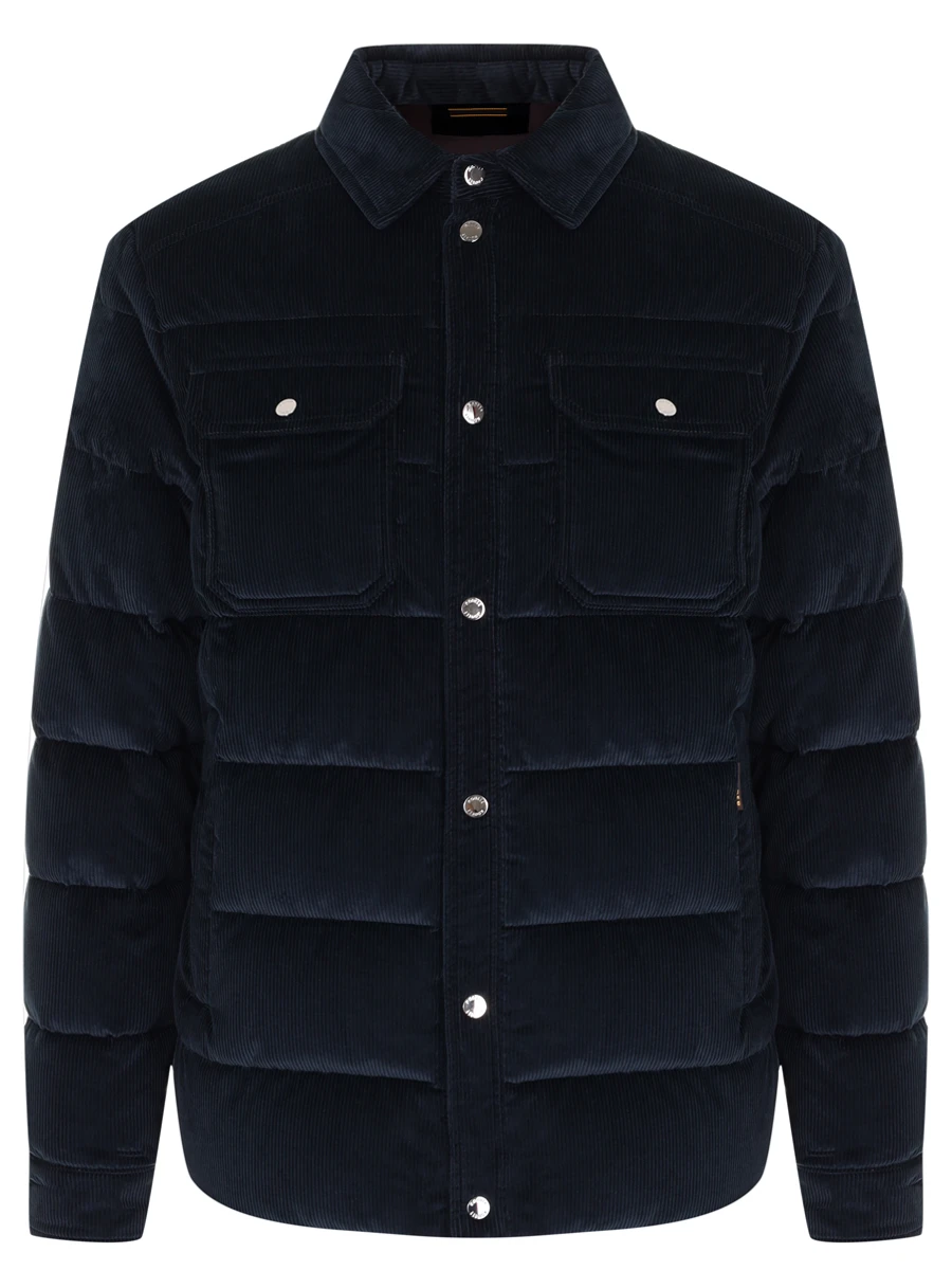 Пуховик вельветовый