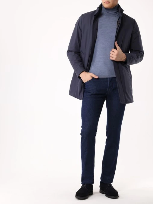 Пуховик однотонный MOORER