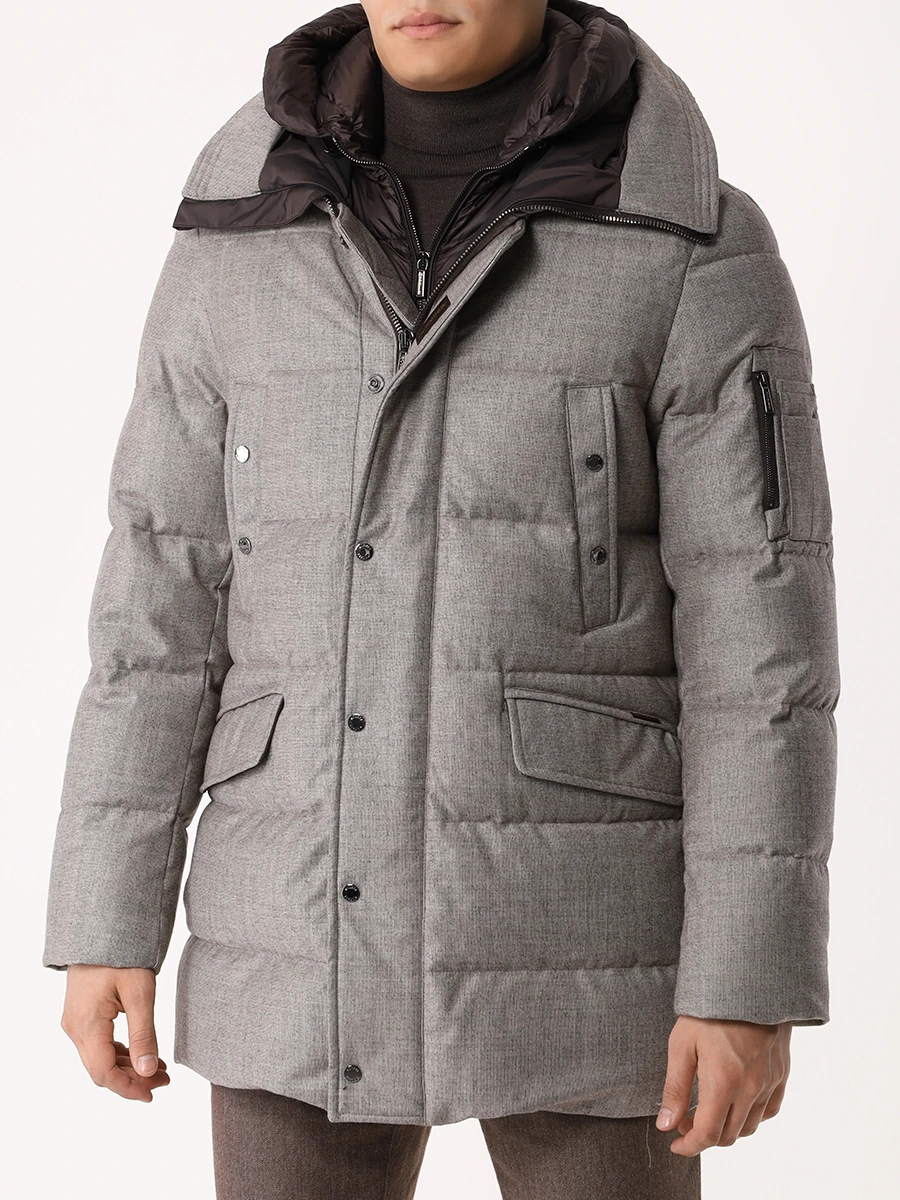 Пуховик стеганый