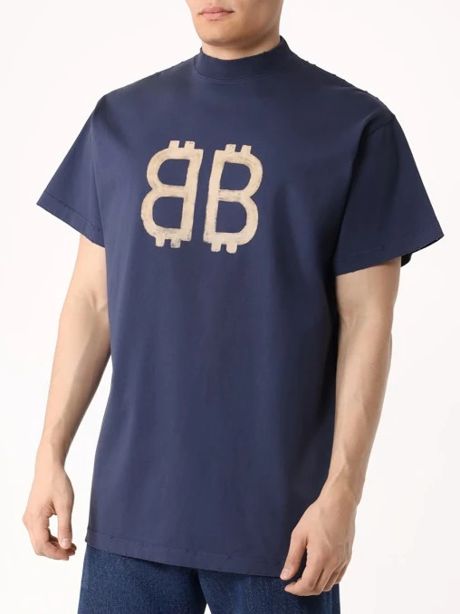 Футболка хлопковая BALENCIAGA