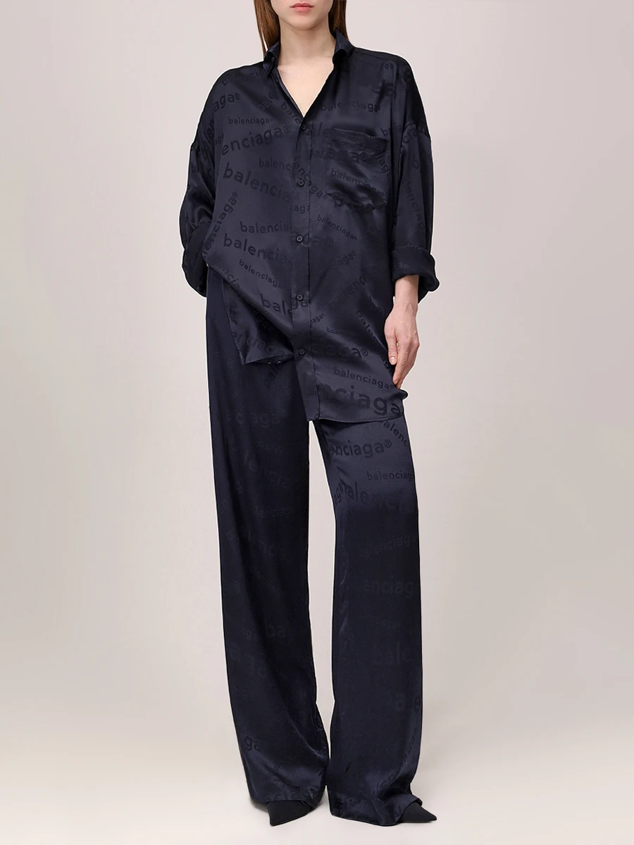 Брюки шелковые