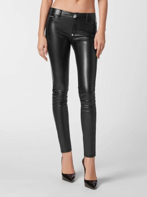 Брюки из экокожи PHILIPP PLEIN