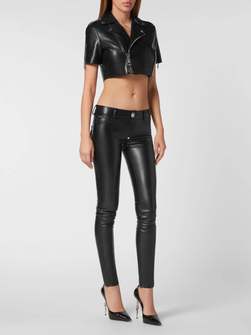 Брюки из экокожи PHILIPP PLEIN