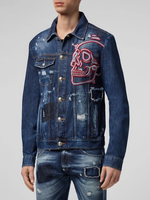 Джинсовая куртка PHILIPP PLEIN