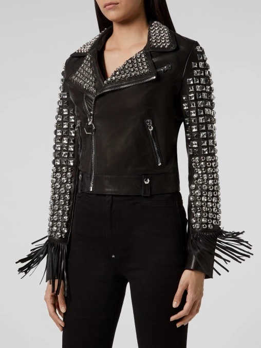 Кожаная куртка PHILIPP PLEIN