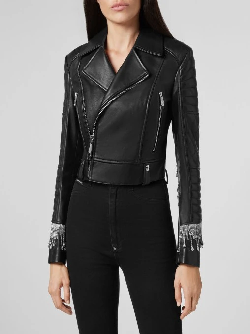 Кожаная куртка PHILIPP PLEIN