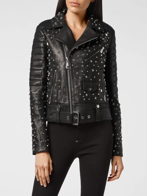 Кожаная куртка PHILIPP PLEIN