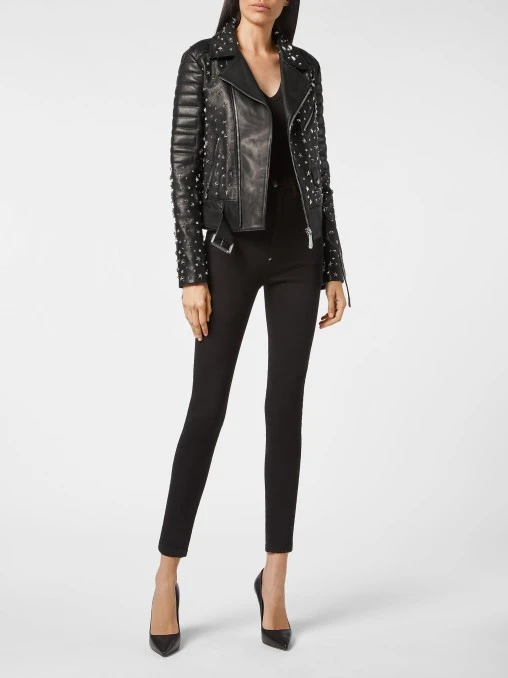 Кожаная куртка PHILIPP PLEIN