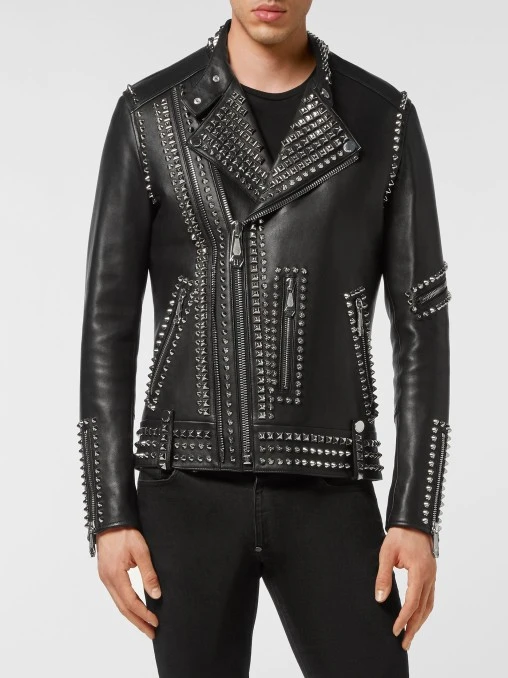 Кожаная куртка PHILIPP PLEIN