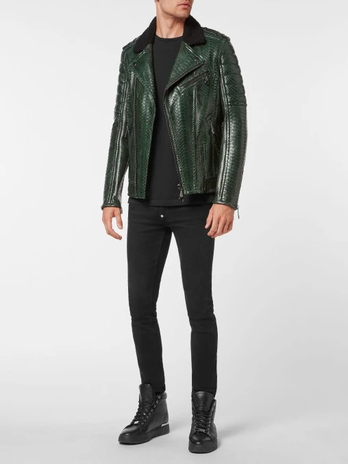 Кожаная куртка PHILIPP PLEIN