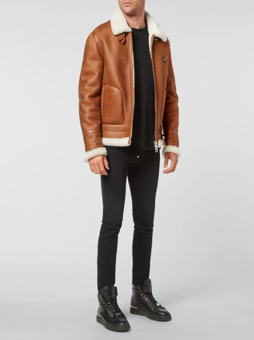 Кожаная куртка PHILIPP PLEIN