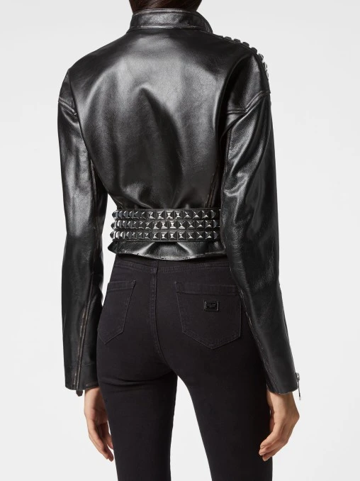 Кожаная куртка PHILIPP PLEIN