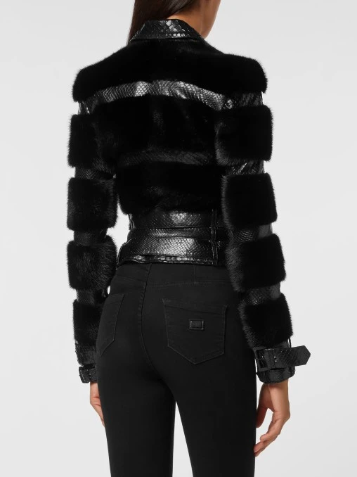 Кожаная куртка PHILIPP PLEIN