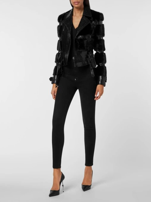 Кожаная куртка PHILIPP PLEIN