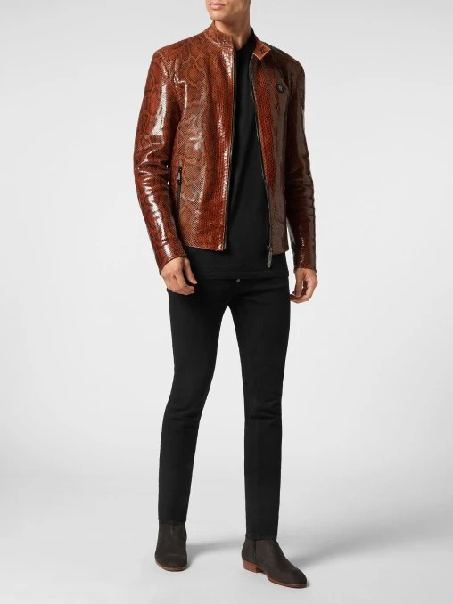 Кожаная куртка PHILIPP PLEIN