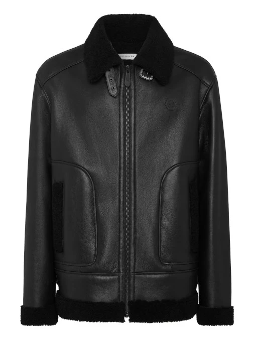 Кожаная куртка PHILIPP PLEIN