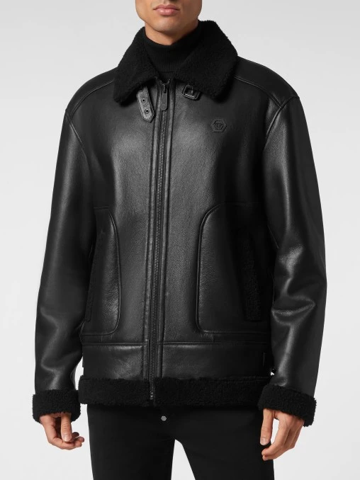 Кожаная куртка PHILIPP PLEIN