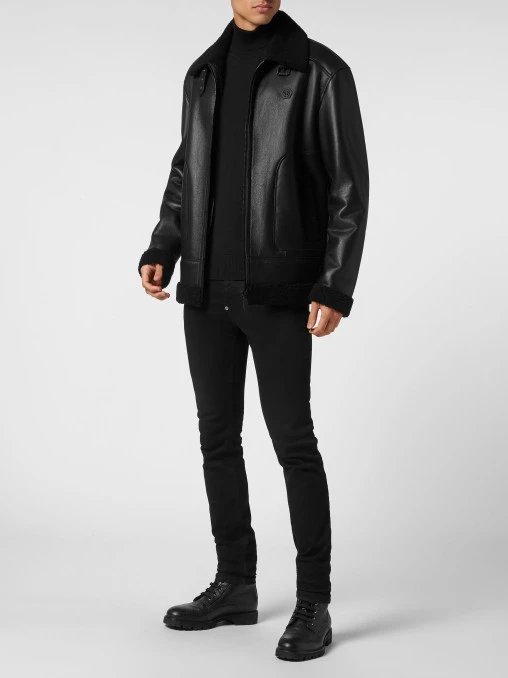 Кожаная куртка PHILIPP PLEIN