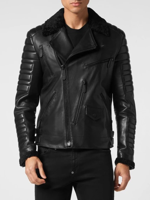 Кожаная куртка PHILIPP PLEIN