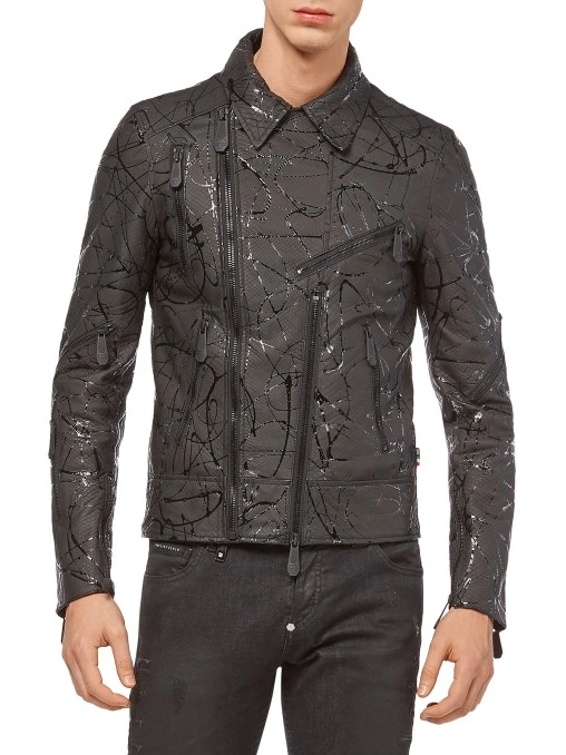 Кожаная куртка PHILIPP PLEIN