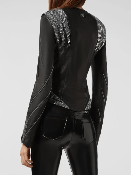 Кожаная куртка PHILIPP PLEIN