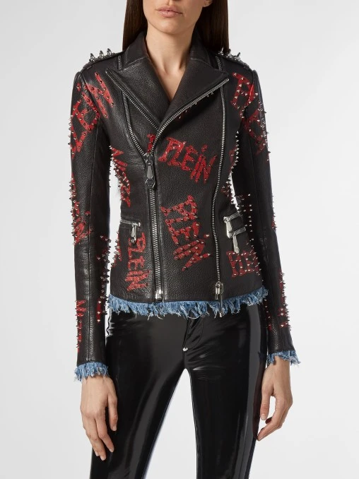Кожаная куртка PHILIPP PLEIN