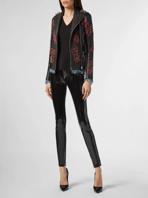 Кожаная куртка PHILIPP PLEIN