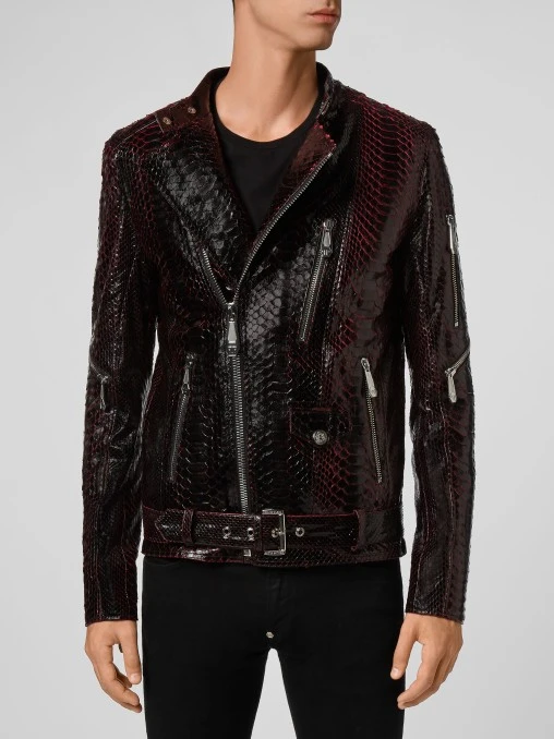 Кожаная куртка PHILIPP PLEIN