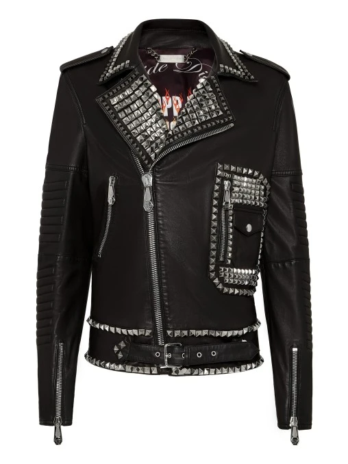 Кожаная куртка PHILIPP PLEIN