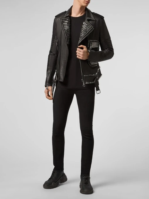 Кожаная куртка PHILIPP PLEIN