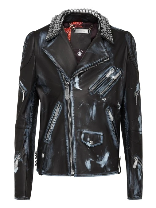 Кожаная куртка PHILIPP PLEIN