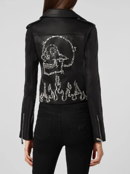 Кожаная куртка PHILIPP PLEIN
