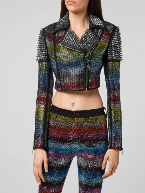 Кожаная куртка PHILIPP PLEIN