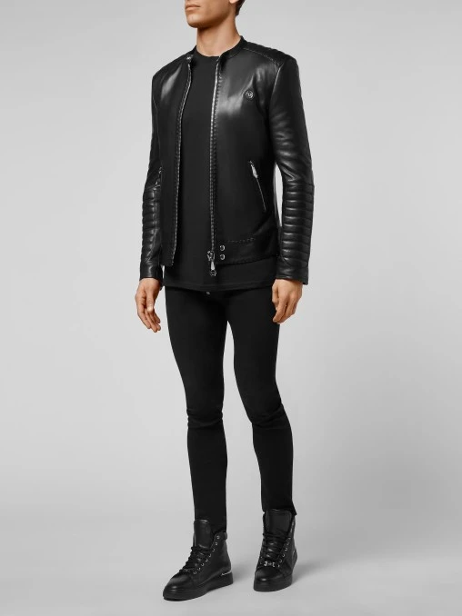 Кожаная куртка PHILIPP PLEIN