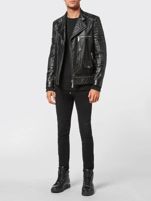 Кожаная куртка PHILIPP PLEIN