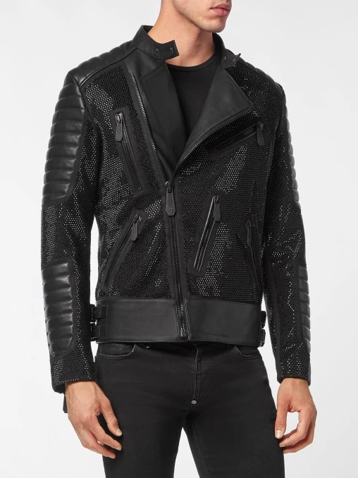 Кожаная куртка PHILIPP PLEIN