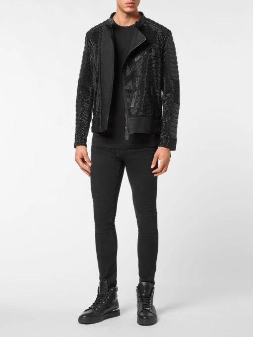 Кожаная куртка PHILIPP PLEIN
