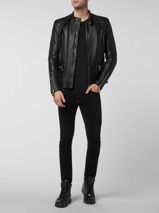 Кожаная куртка PHILIPP PLEIN
