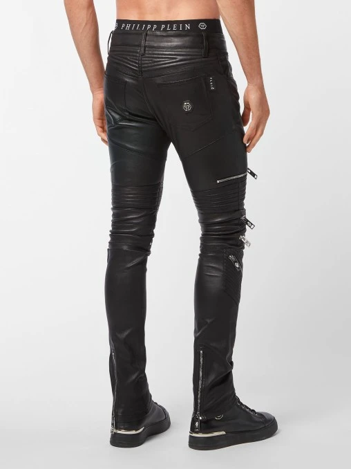 Брюки кожаные PHILIPP PLEIN