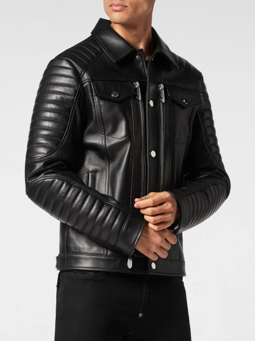Кожаная куртка PHILIPP PLEIN