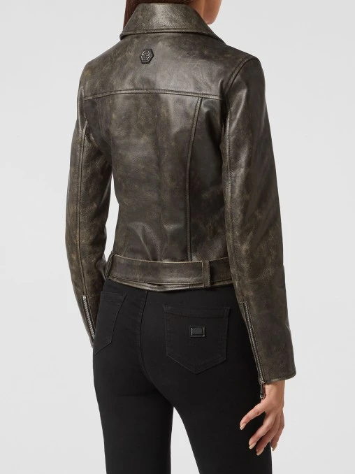 Кожаная куртка PHILIPP PLEIN
