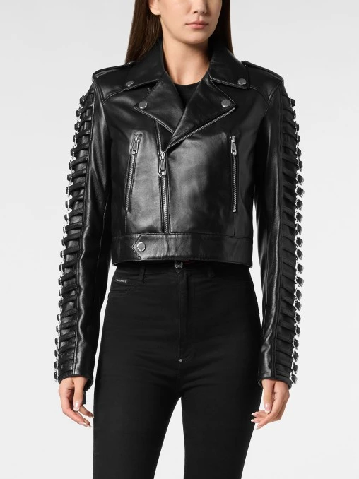 Кожаная куртка PHILIPP PLEIN