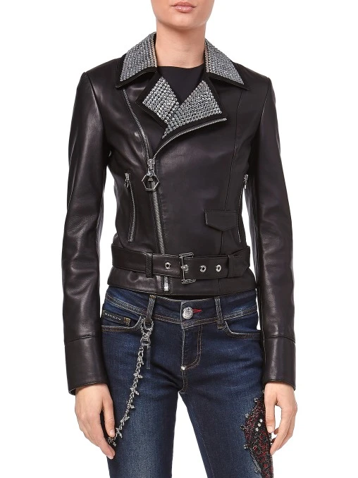 Кожаная куртка PHILIPP PLEIN