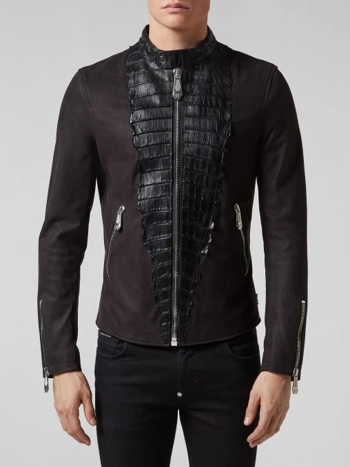 Кожаная куртка PHILIPP PLEIN