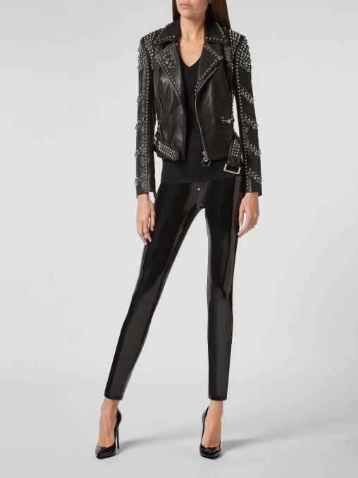 Кожаная куртка PHILIPP PLEIN